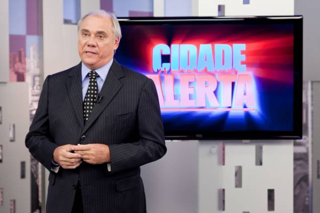Marcelo Rezende, apresentador da Record Marcelo Rezende, apresentador da Record