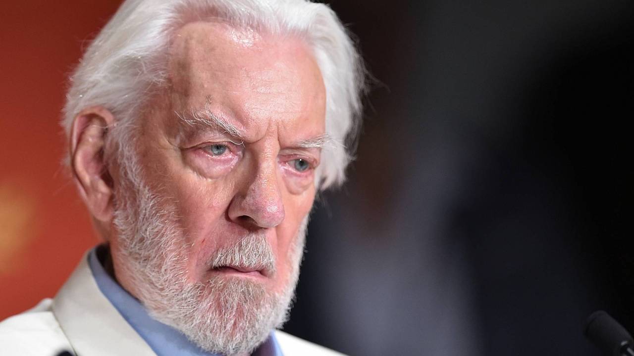 Donald Sutherland, jurado do Festival Cannes, discursa na abertura