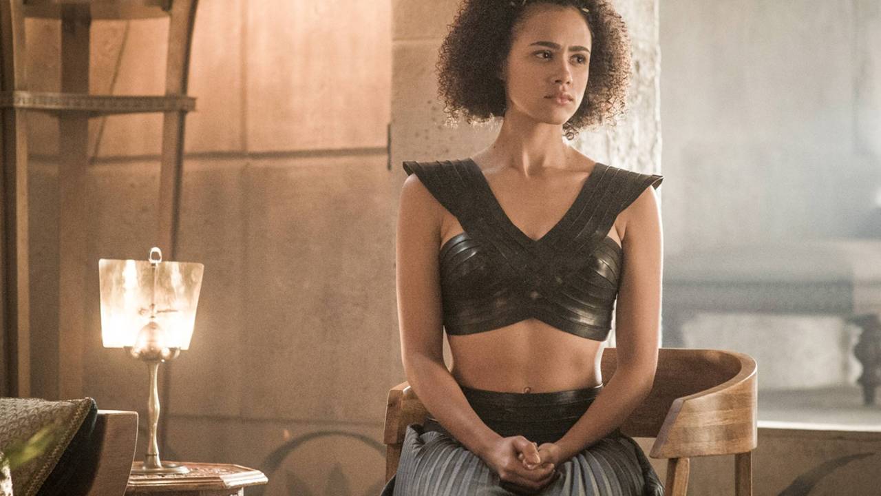 Nathalie Emmanuel (Missandei), em cena da sexta temporada da série 'Game of Thrones'
