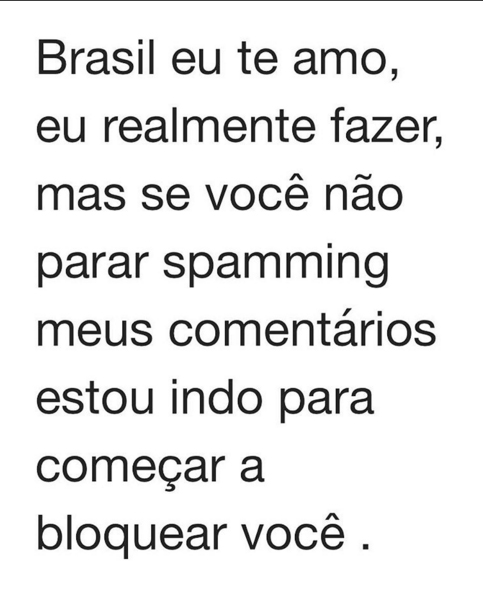 Mensagem postada para os brasileiros no Instagram do ator Tyler James Williams