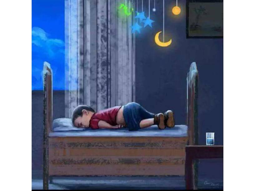 Ilustrações homenageiam o menino refugiado Aylan Kurdi, encontrado morto em praia na Turquia