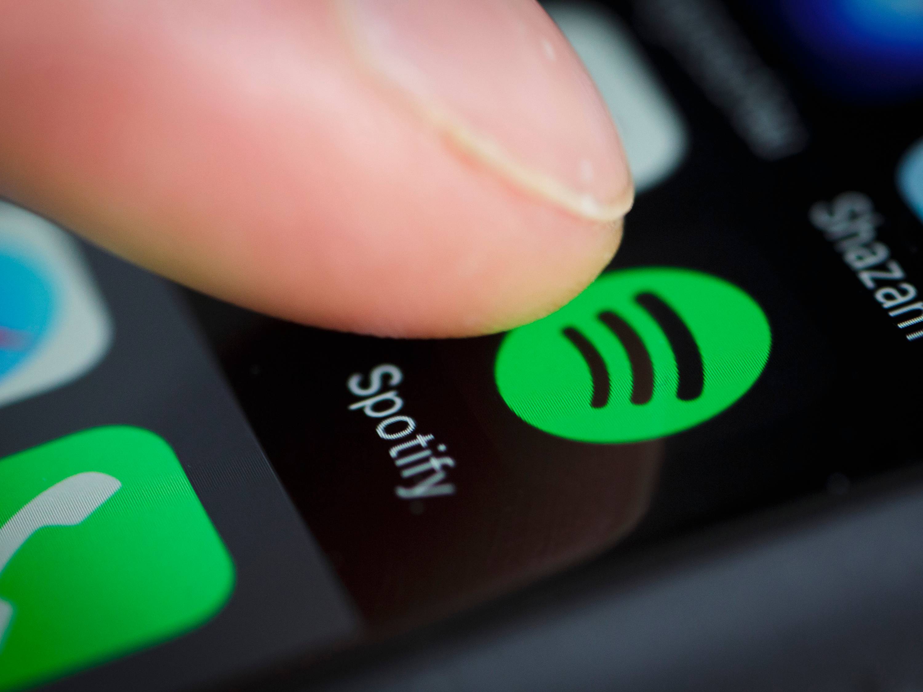 O aplicativo Spotify