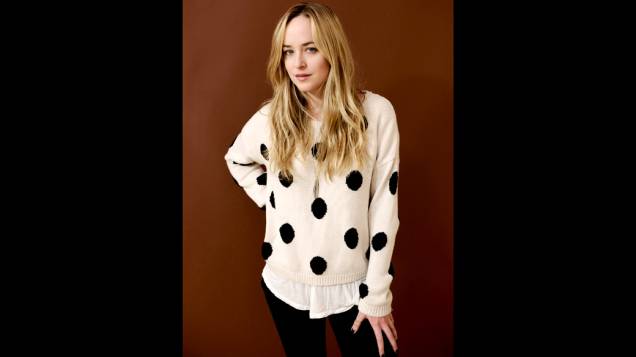 Atriz Dakota Johnson durante o Festival Sundance de 2012 Atriz Dakota Johnson durante o Festival Sundance de 2012