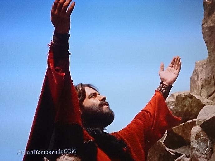 <p>Moisés (Guilherme Winter) fala com Deus no último capítulo de Os Dez Mandamentos</p> <p>Moisés (Guilherme Winter) fala com Deus no último capítulo de Os Dez Mandamentos</p>