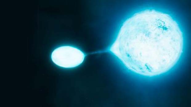 Rara estrela binária é encontrada próxima ao buraco negro da Via-Láctea