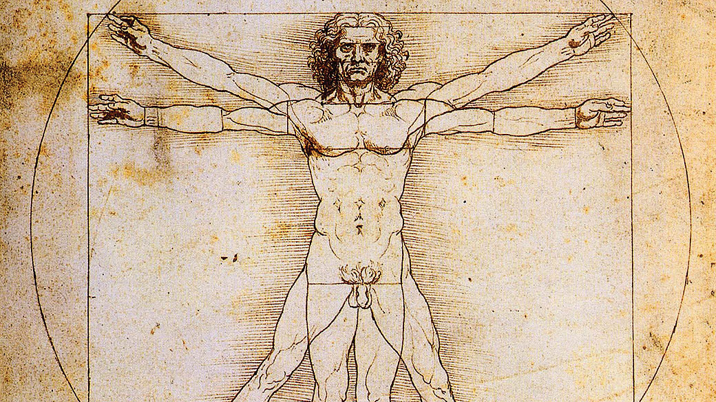 Detalhe na virilha do Homem Vitruviano pode resolver mistério de 500 anos