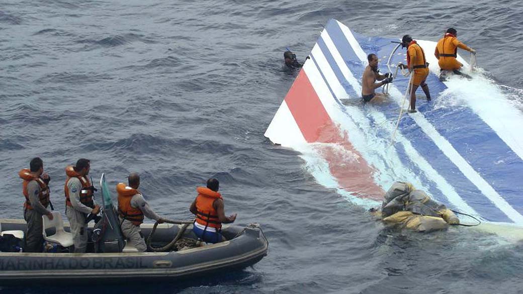Destroços do voo 447 da Air France