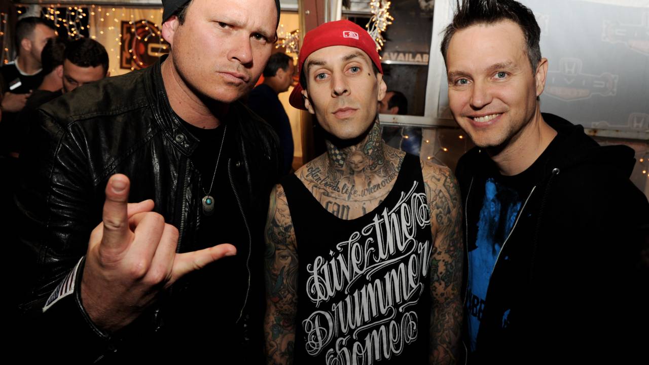 O trio Blink-182
