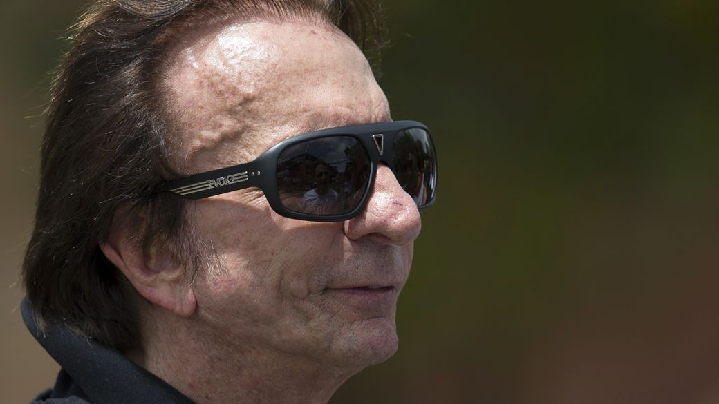 O ex-piloto Emerson Fittipaldi num evento de kart em São Paulo - 15/11/2014