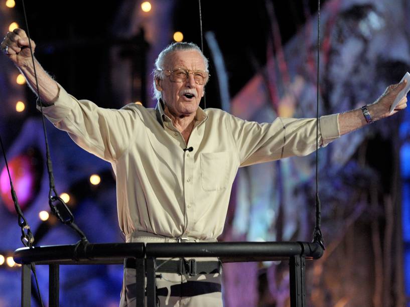 Stan Lee no Scream Awards, em 2009