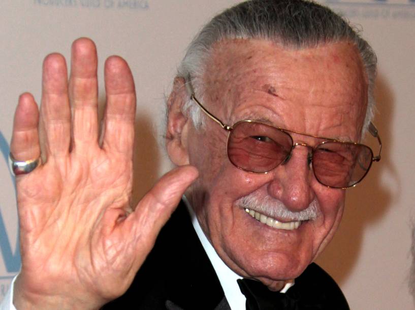 Stan Lee comparece à premiação Guild Awards, em Beverly Hills, 2012 Stan Lee comparece à premiação Guild Awards, em Beverly Hills, 2012