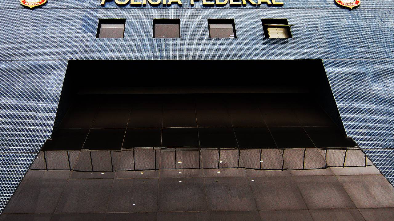 A sede da Polícia Federal, em Curitiba, no Paraná