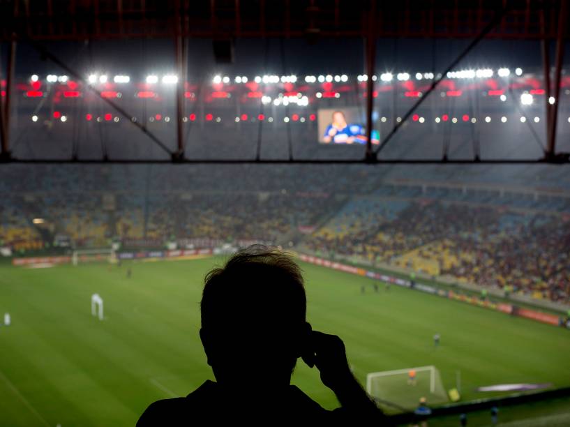 Um ano após a Copa do Mundo, Estádio do Maracanã recebe clássico entre Flamengo e Fluminense Um ano após a Copa do Mundo, Estádio do Maracanã recebe clássico entre Flamengo e Fluminense