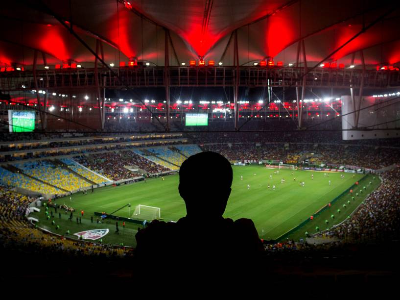 Um ano após a Copa do Mundo, Estádio do Maracanã recebe clássico entre Flamengo e Fluminense Um ano após a Copa do Mundo, Estádio do Maracanã recebe clássico entre Flamengo e Fluminense