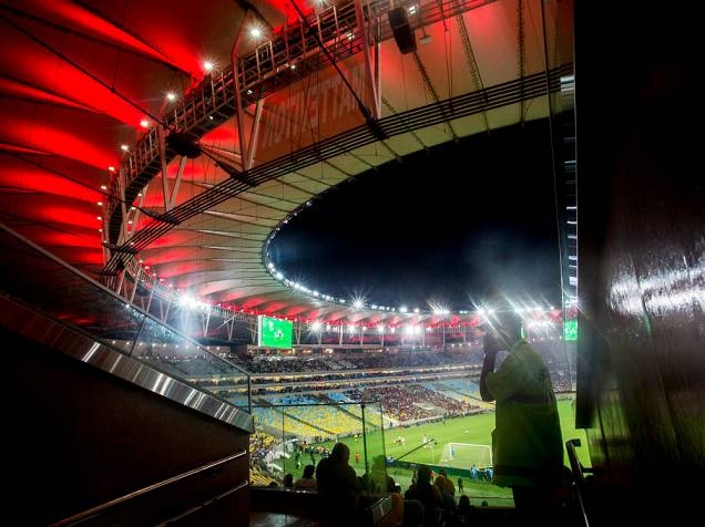 Um ano após a Copa do Mundo, Estádio do Maracanã recebe clássico entre Flamengo e Fluminense Um ano após a Copa do Mundo, Estádio do Maracanã recebe clássico entre Flamengo e Fluminense