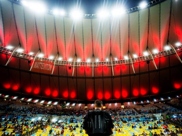 Um ano após a Copa do Mundo, Estádio do Maracanã recebe clássico entre Flamengo e Fluminense Um ano após a Copa do Mundo, Estádio do Maracanã recebe clássico entre Flamengo e Fluminense
