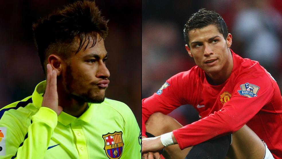 Neymar e Cristiano Ronaldo aos 23 anos