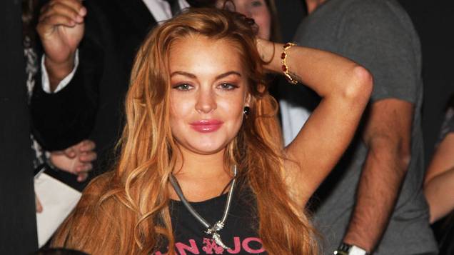 Lindsay Lohan chega em coquetel da John John em São Paulo Lindsay Lohan chega em coquetel da John John em São Paulo