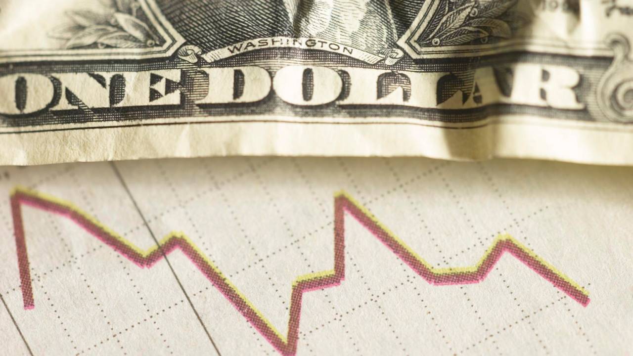 Dólar em queda