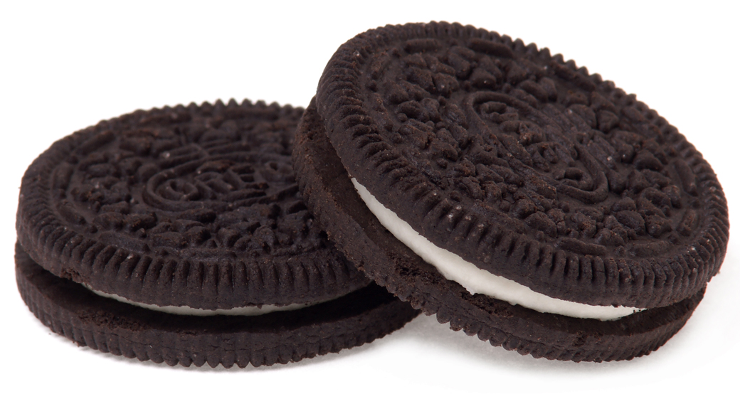 Biscoito Oreo sabor chocolate com recheio de baunilha
