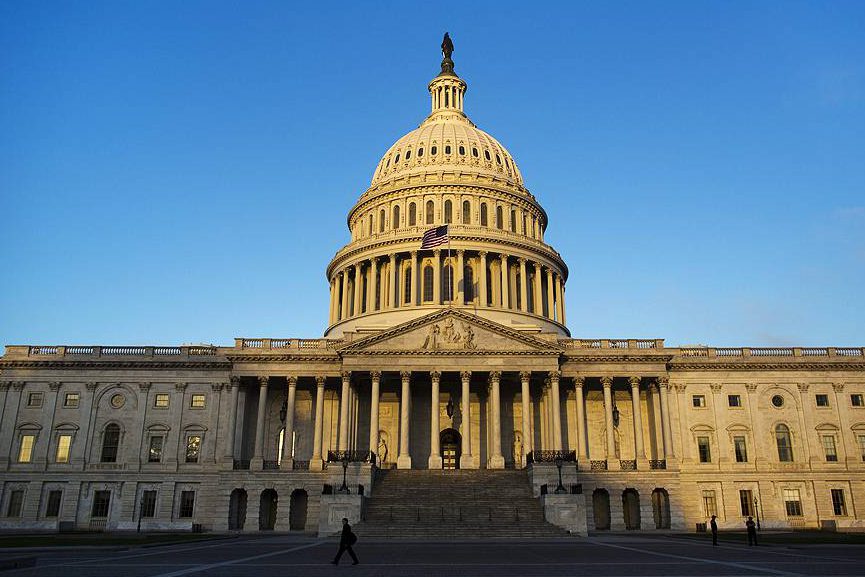 Capitólio, sede do Congresso dos Estados Unidos, em Washington