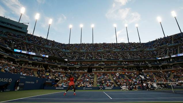Victoria Azarenka e Serena Williams fazem a final do US Open, no Arthur Ashe Stadium, em Nova York Victoria Azarenka e Serena Williams fazem a final do US Open, no Arthur Ashe Stadium, em Nova York