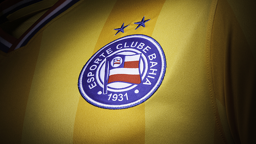 Camisa amarela do Bahia em homenagem à seleção brasileira