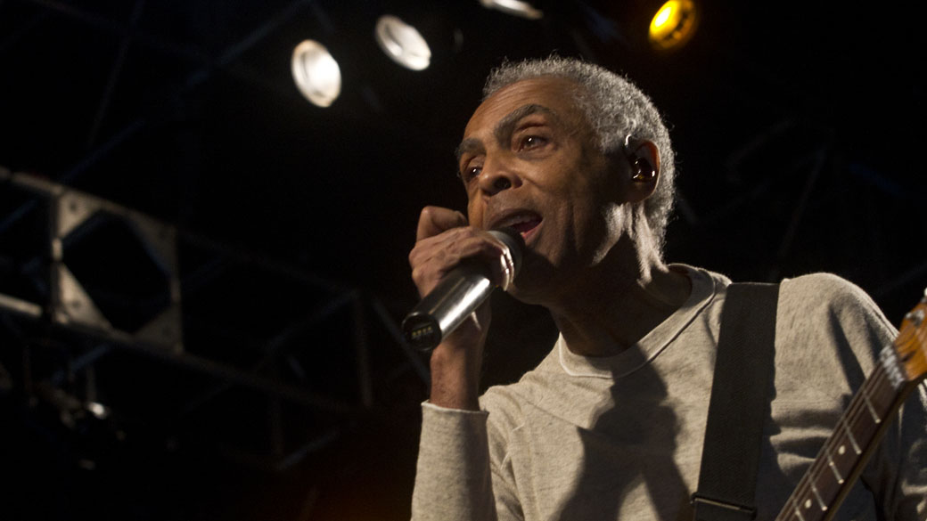 Gilberto Gil no encerramento da Virada Cultural de 2012