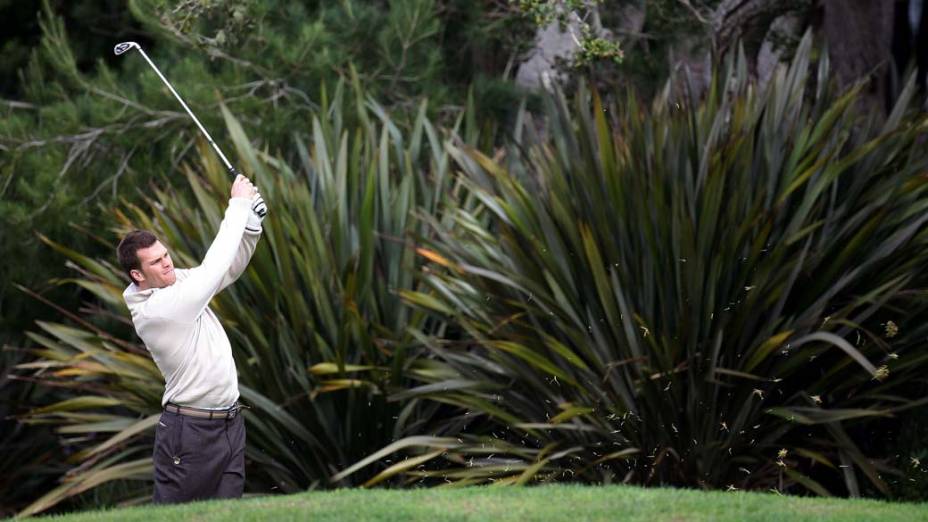 Tom Brady durante partida de golf em Pebble Beach