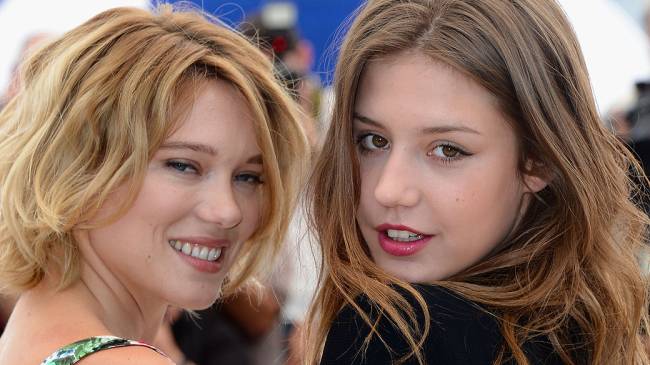 Lea Seydoux e Adele Exarchopoulos no 66 Festival Anual de Cinema de Cannes