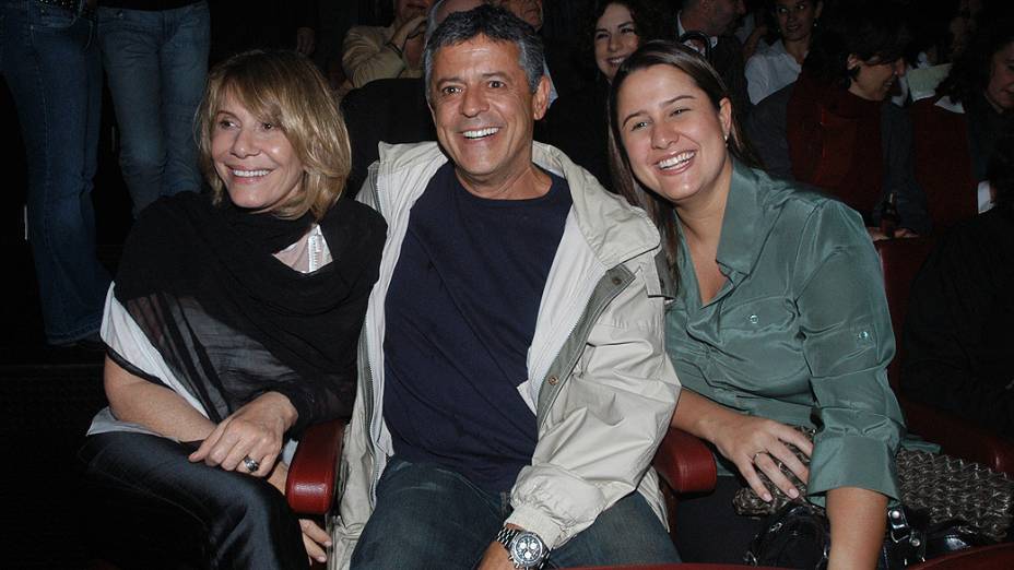 Renata Sorrah com Marcos Paulo e a filha Mariana Renata Sorrah com Marcos Paulo e a filha Mariana