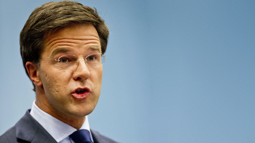 O ex-primeiro ministro da Holanda Mark Rutte
