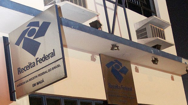 Fachada da Receita Federal em Mauá