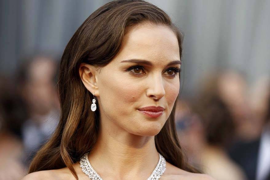 A atriz Natalie Portman no Oscar 2012