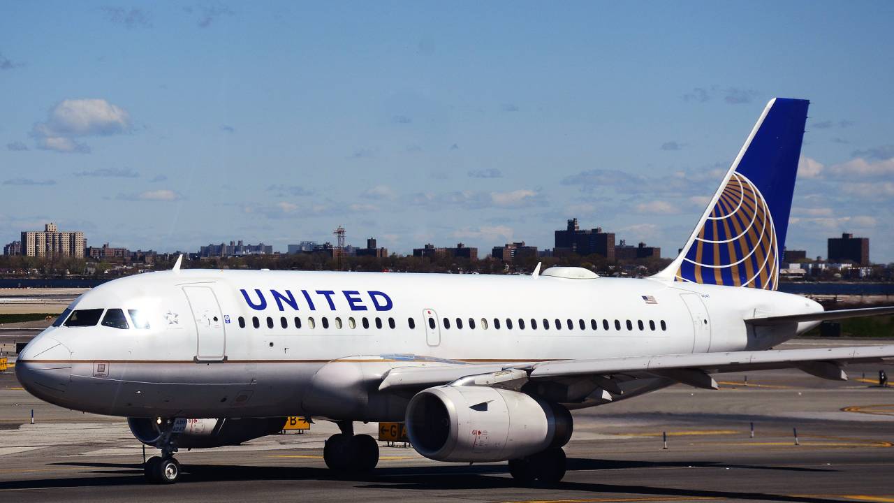 Avião da United Airlines