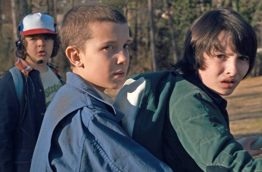 Cena da série de drama 'Stranger Things'