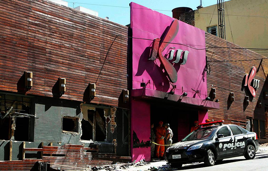 Fachada da boate Kiss