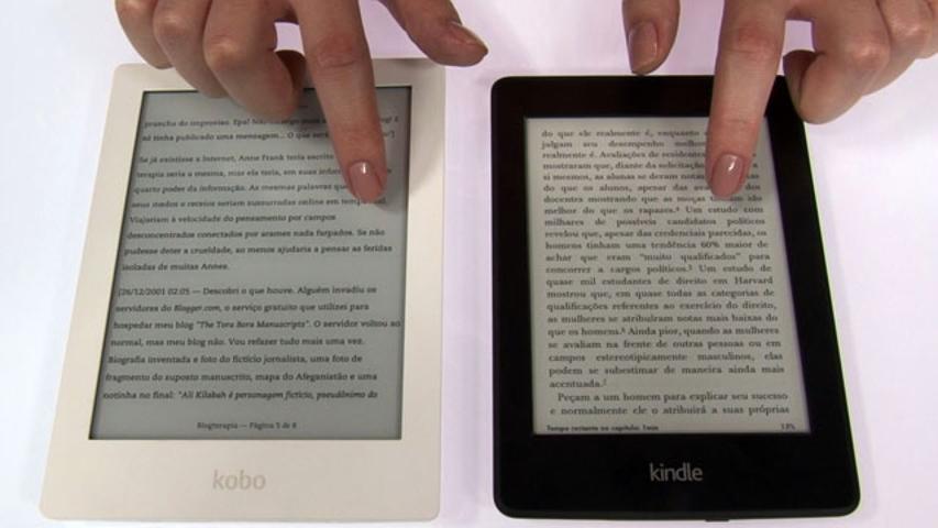 Comparação de e-readers: Kindle x Kobo