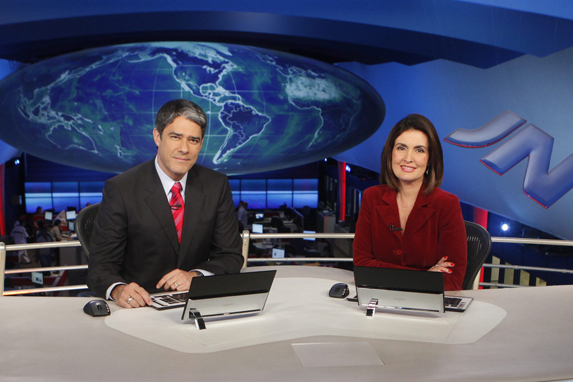 A reação de Fátima Bernardes à aposentadoria de Bonner do Jornal Nacional