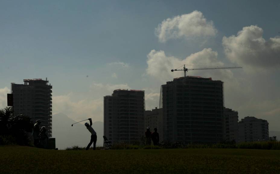 Coreano Wang Jeung-Hun compete na prova de golfe masculino pela Rio-2016 - 13/08/2016