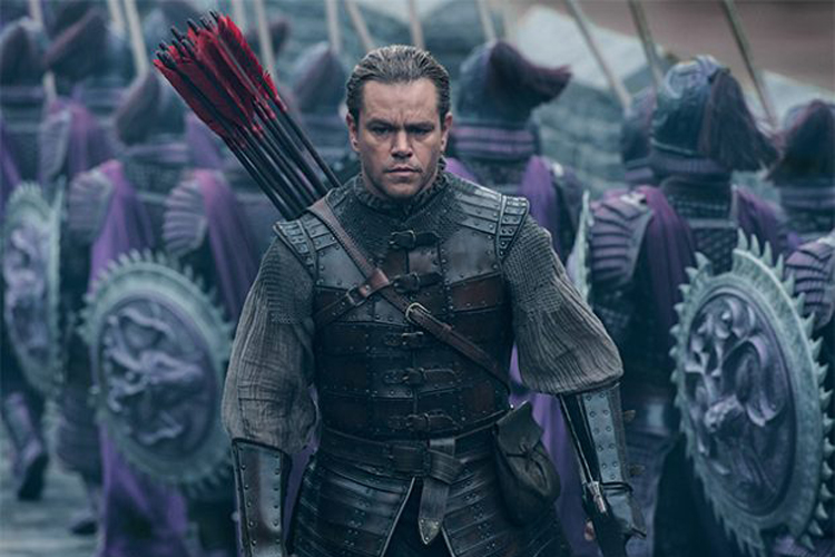Matt Damon no filme 'A Grande Muralha'