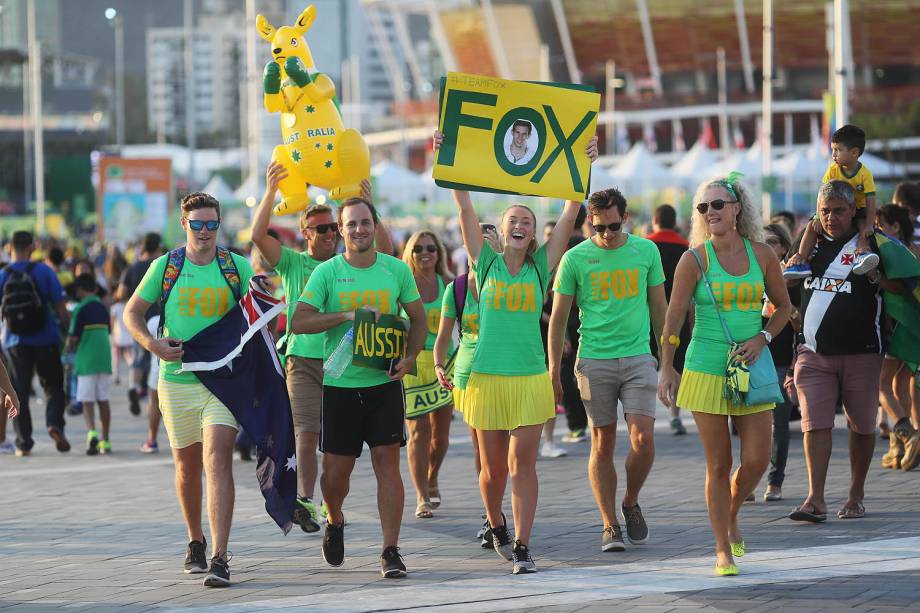 Movimentação do público no Parque Olímpicos durante a realização dos Jogos Paralímpicos Rio 2016, na zona oeste da capital fluminense