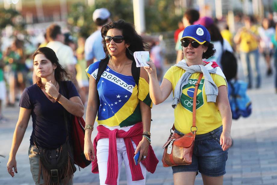 Movimentação do público no Parque Olímpicos durante a realização dos Jogos Paralímpicos Rio 2016, na zona oeste da capital fluminense