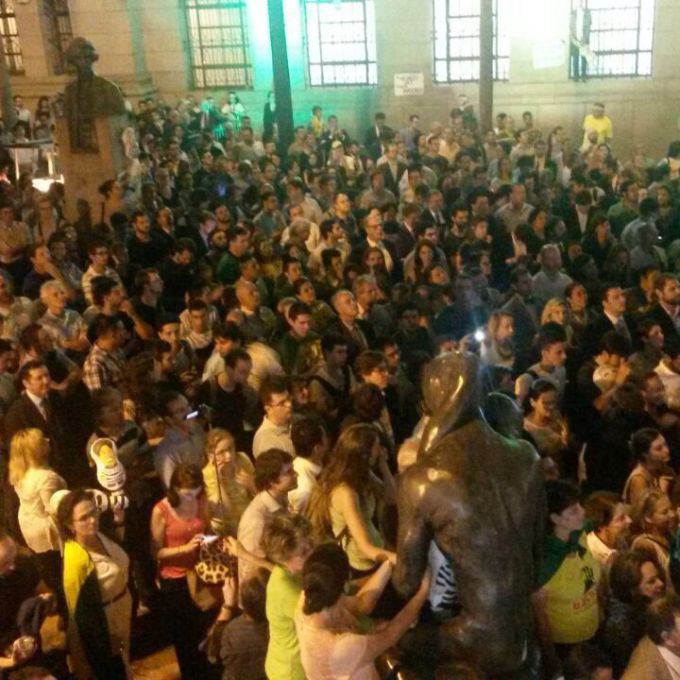 Ato na São Francisco é um sucesso e reúne mais de mil advogados, juristas e defensores do impeachment