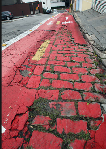 Vila Prudente: graças a Deus, não existem os ciclistas! Ou eles quebrariam a cabeça...