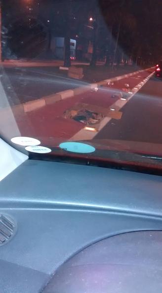 Uma ciclofaixa de Haddad, o “faixista” da bicicleta