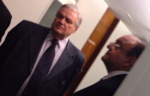 Mentor e Vaccarezza: conversa tensa