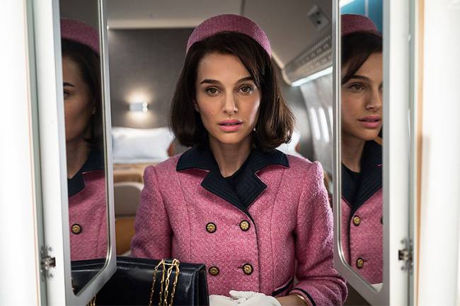 Natalie Portman como Jackie Kennedy no filme 'Jackie'