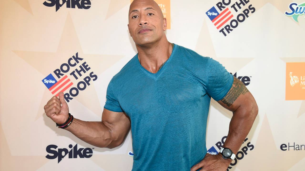 O ator Dwayne 'The Rock' Johnson