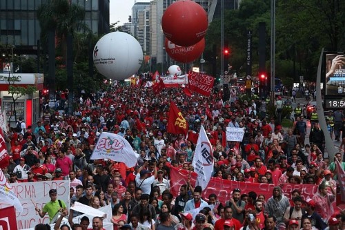 Manifestação CUT MTST